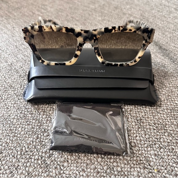 NWT ISABEL MARANT tortoiseshell-effect tinted sunglasses - Picture 1 of 8